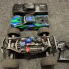 traxxas wide maxx v2 1/10 4s brushless monster truck tsm rtr in een prima staat met 2e body!