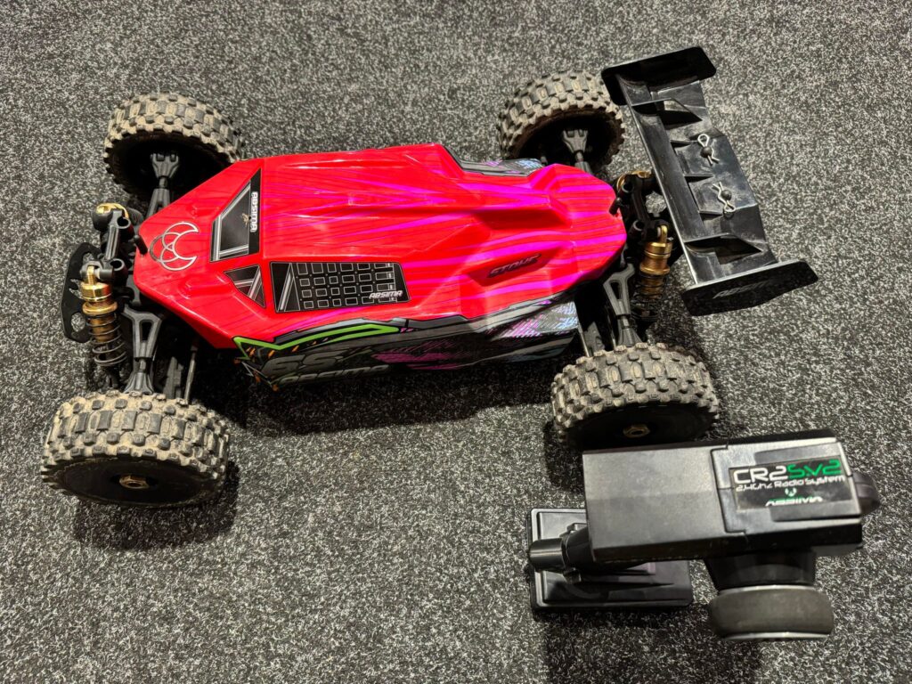 absima 1/8 buggy stoke gen2.0 6s brushless rtr gebruikt maar in een nette staat!