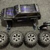 traxxas summit 1/8 brushed monster crawler rtr in de kleur paars in een goede staat met 1 jaar garantie!