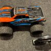 traxxas maxx v1 1/10 4s brushless monster truck tsm rtr in de kleur oranje met traxxas bluetooth module (gebruikt)!