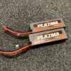 2x hpi plazma 11.1v 3200mah 40c 80c lipo battery pack als nieuw!