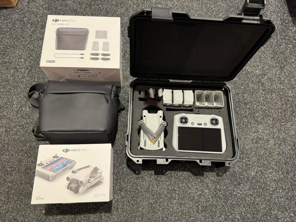 dji mini 3 pro met dji smart controller en fly more combo in een top staat met 1 jaar garantie!