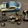 mst drifter met hobbywing motor en regelaar + mst gyroscoop + absima zender en ontvanger!