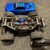 traxxas wide maxx v1 1/10 4s brushless monster truck tsm rtr + traxxas led set + savox 2290 servo + traxxas bluetooth module (gebruikt maar in orde)!