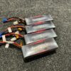 4x gens ace bashing series 8000mah 14.8v 80c 4s2p lipo batterij met ec5 stekker (gebruikt maar in orde)!