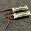 2x cnhl 4s 6200mah lipo batterijen met ec5 stekker in een goede staat!