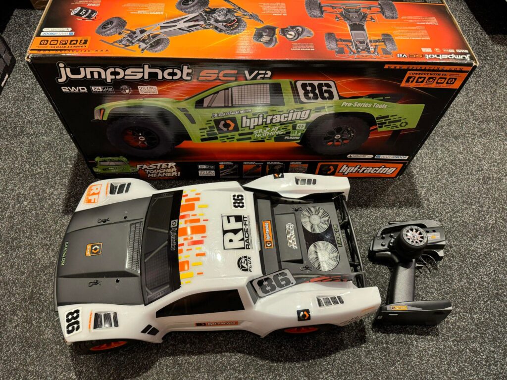 hpi jumpshot sc v2 electro short course truck compleet met zender echt als nieuw!