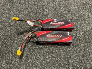 2x gens ace 5300mah 2s lipo batterijen met xt60 stekker in een goede staat!