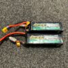 2x gens ace bashing 5000mah 3s 60c lipo batterijen met xt60 stekker in een goede staat!