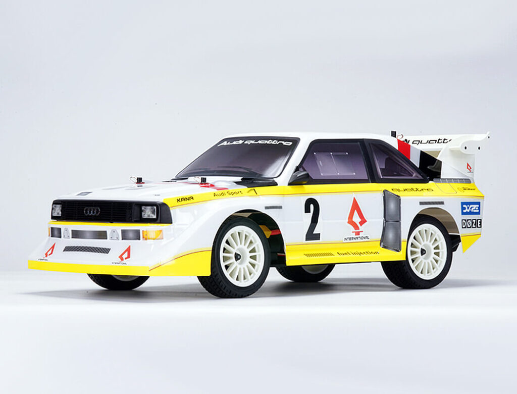 carisma m48s 1985 audi sport quattro s1 1/8 brushless rtr