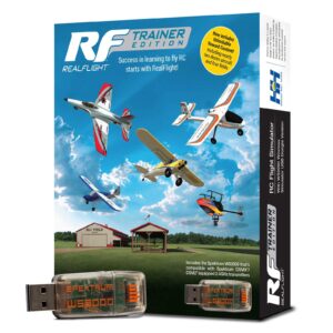 realflight trainer edition rc flight simulator met ws2000 wireless simulator usb dongle
