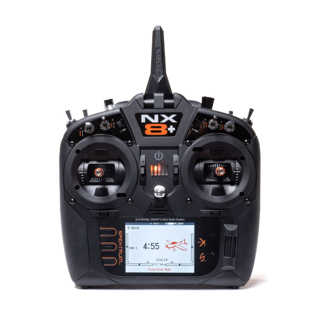 spektrum nx8+ 20 kanaals dsmx transmitter only