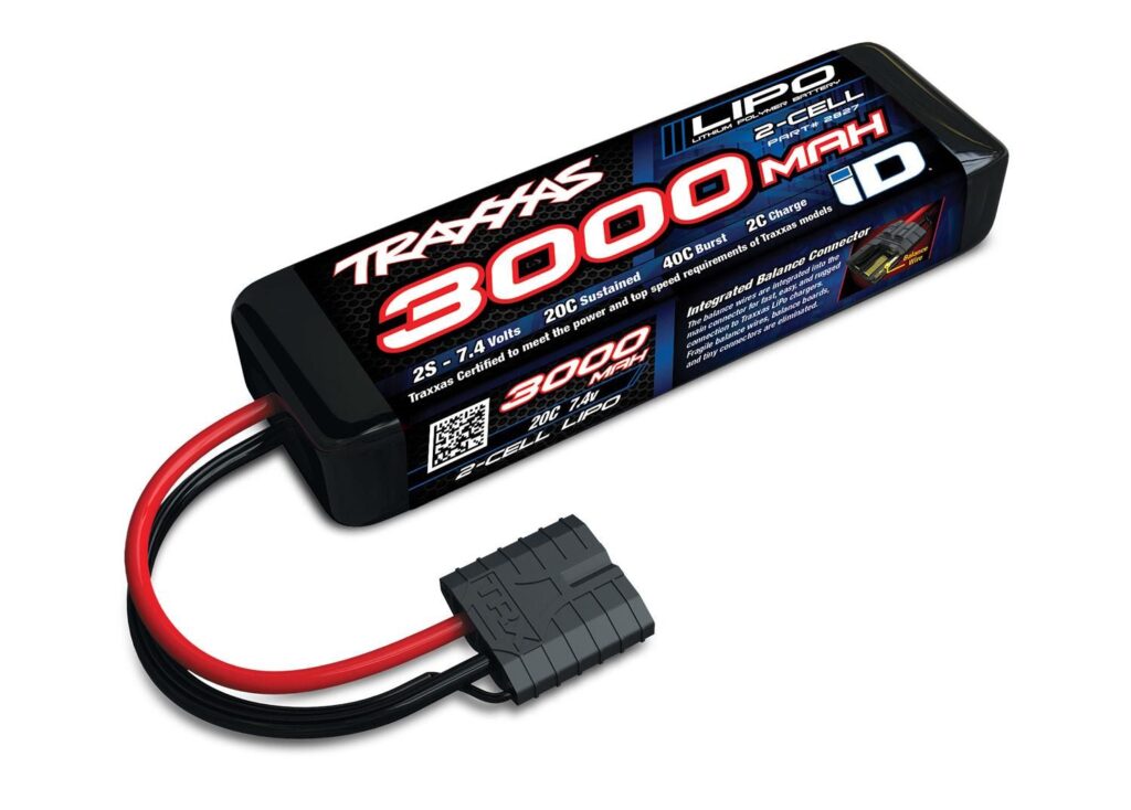 traxxas power cell lipo 3000mah 7.4v 2s trx2827x