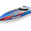 traxxas disruptor 4s high performance brushless boat blauw zonder accu en lader