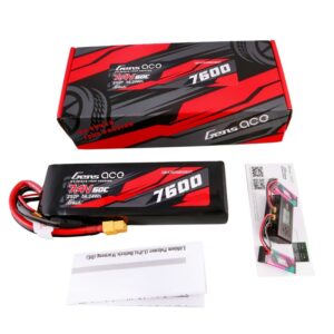 gens ace g tech 7600mah 7.4v 60c 2s2p lipo batterij pc material case met xt60 stekker