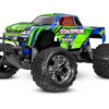 traxxas stampede 1/10 2wd electro brushed monster truck hd rtr groen inclusief traxxas power pack en usb c lader (versie 2024)