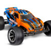 traxxas rustler 1/10 2wd electro brushed truggy hd rtr oranje inclusief traxxas power pack en usb c lader (versie 2024)