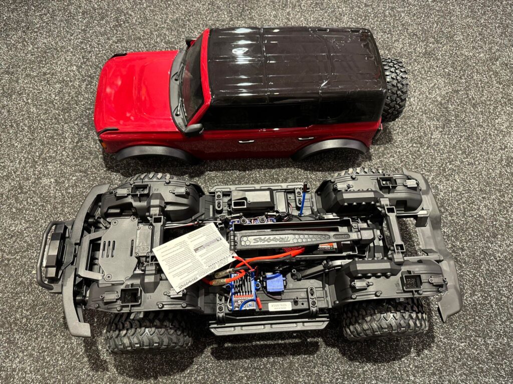 traxxas trx 4 bronco compleet met body (zonder zender) showroom model / helemaal nieuw / zonder doos!