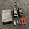 2x s9120bl 1/5 digital hv high torque brushless metal gear surface servo (nieuw)!