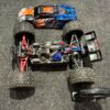 traxxas e revo 2 brushless monster truck rtr tsm 2.4ghz (gebruikt / geen garantie / leuk voor de hobbyist)!