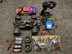 traxxas e revo 1/16 vxl brushless electro monster truck rtr zeer compleet geleverd!