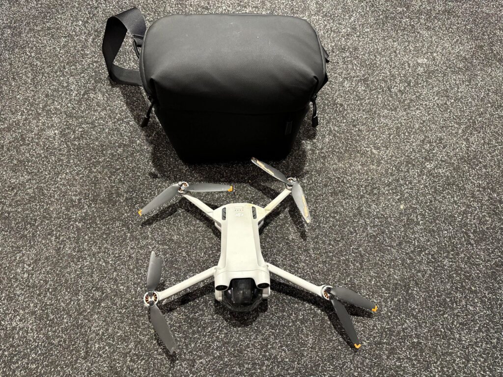 dji mini 3 pro drone only met tas (crash drone / geen garantie)!