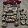 arrma 1/10 vorteks 4x2 boost mega 550 brushed stadium truck rtr met 2e set banden!