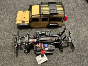 showroom opruiming (helemaal nieuw) – traxxas trx 4 chassis met body!