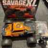 hpi savage xl flux v2 1/8 4wd brushless monster truck (15 minuten jong echt als nieuw)!