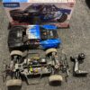 arrma senton 4×4 3s blx brushless short course truck rtr met een blauwe body!