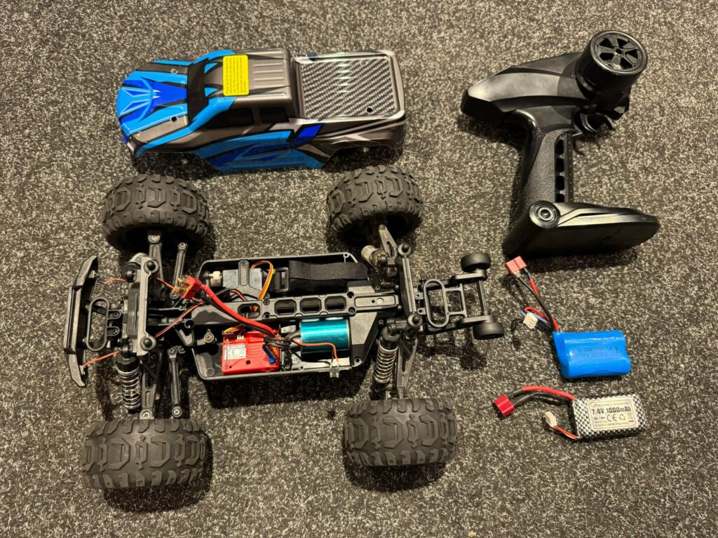 ftx tracer 1/16 4wd brushless electro monster truck rtr (gebruikt maar in orde)!