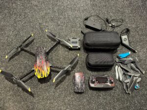 dji mavic 1 pro compleet met 2e dji accu + carbon propeller set + tasjes in een nette staat!