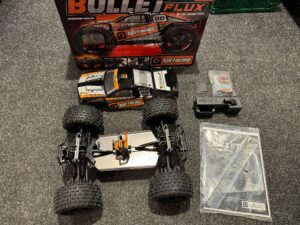 hpi bullet st flux 4wd 1/10 brushless truggy rtr chassis helemaal nieuw!