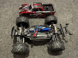 showroom opruiming (helemaal nieuw) – traxxas stampede 4x4 vxl hd compleet met body zonder zender!