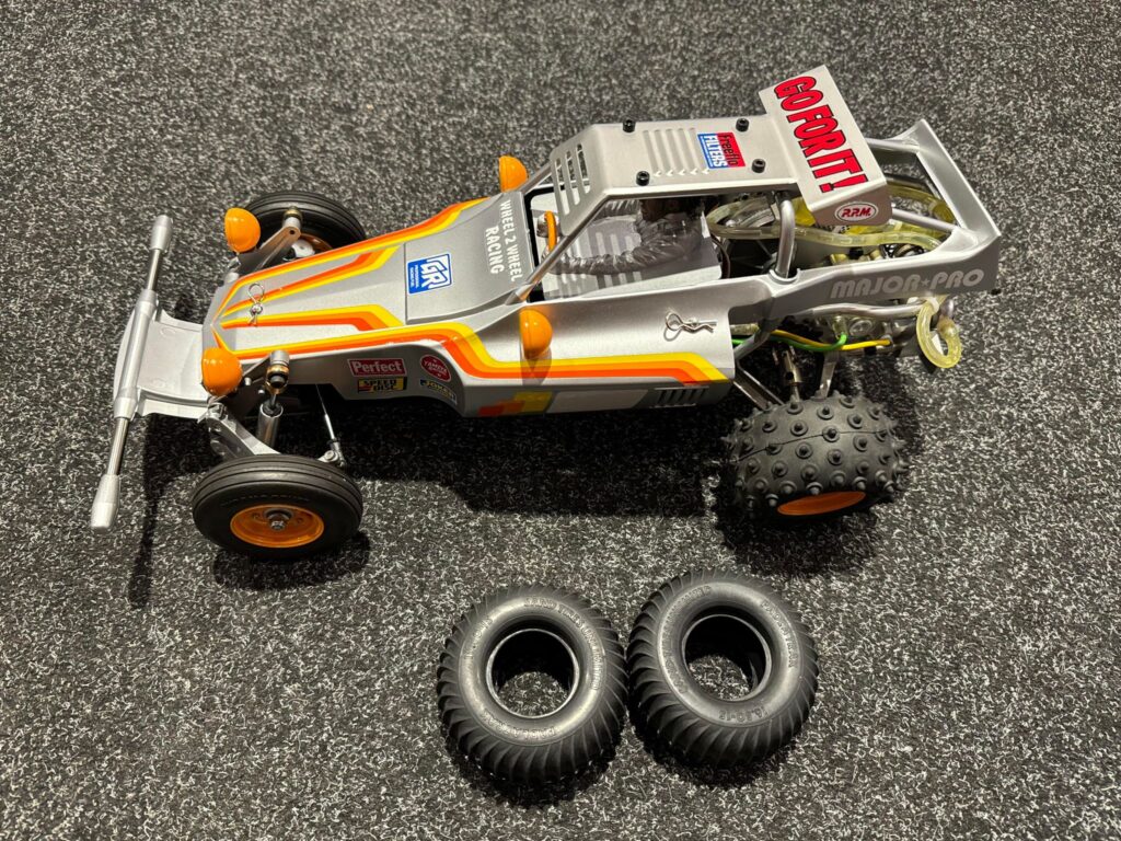 tamiya fighting buggy major pro in een zeer nette staat (uniek model)!