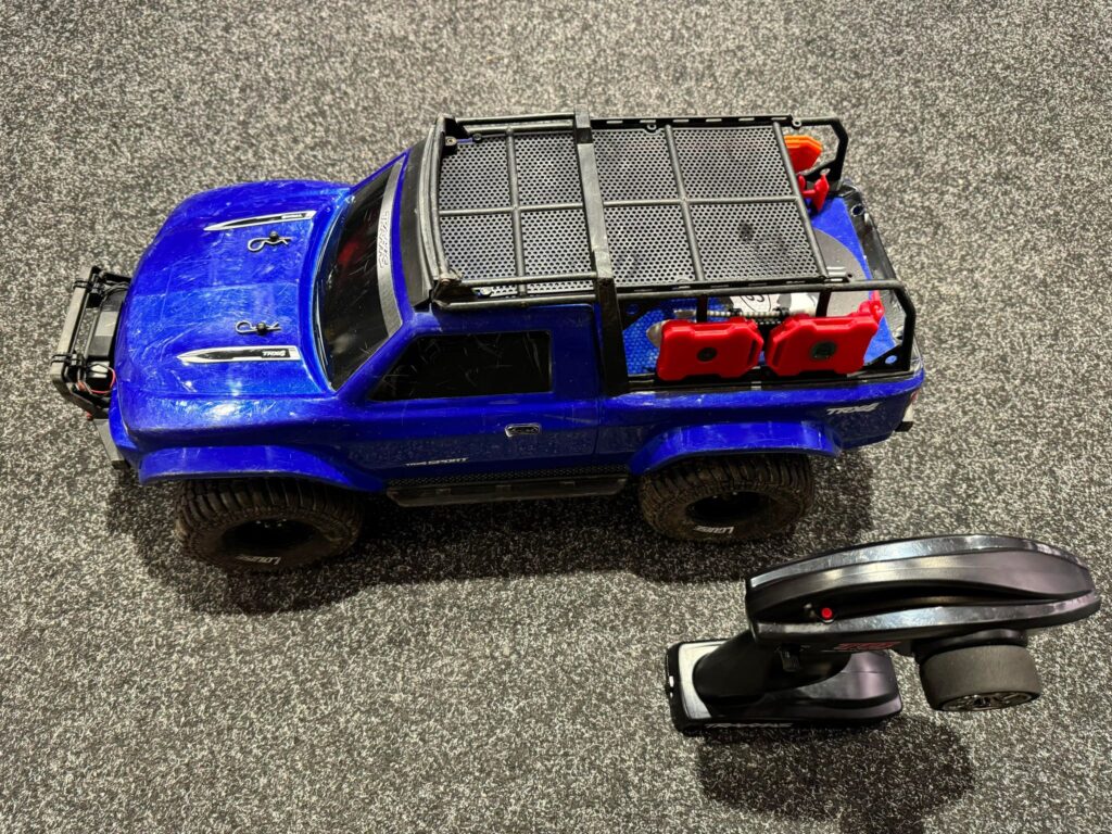 traxxas trx 4 sport 4x4 trail truck rtr 2.4ghz (gebruikt)!