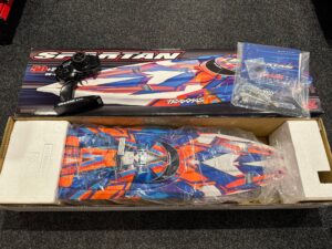 traxxas spartan brusless boat rtr tsm 2.4ghz oranje 2022 in een keurige staat!