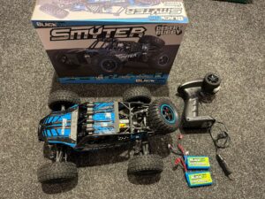 blackzon smyter db 1/12 4wd desert buggy rtr met led verlichting en 2e accu (30 minuten jong) echt als nieuw!