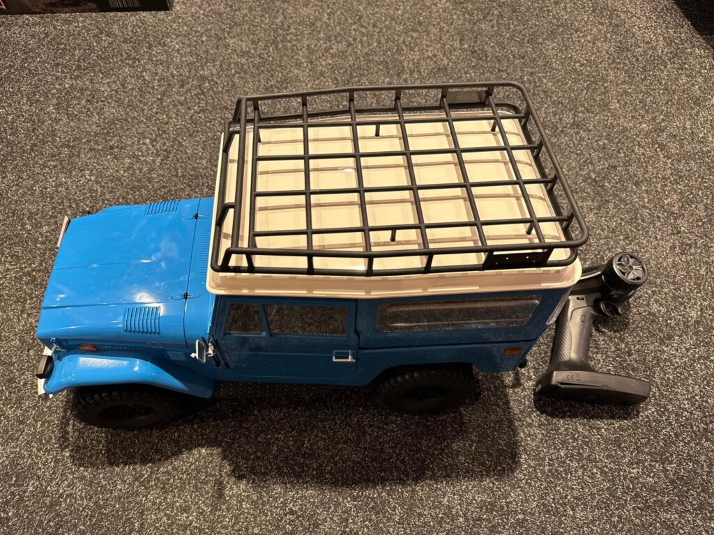 fms 1/10 toyota land cruiser scaler fj40 rs rtr blauw echt als nieuw met 1 jaar garantie!