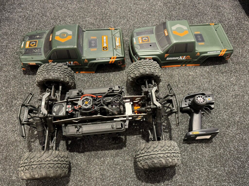 hpi savage xl flux gtxl 1 1/8 monster truck gtxl 1 truck body rtr 2.4ghz (met wat werk / voor de hobbyist / geen garantie)!