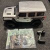 axial 1/6 scx6 jeep jlu wrangler 4wd rock crawler rtr zilver (nieuw enkel zonder doos)!