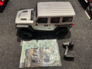 axial 1/6 scx6 jeep jlu wrangler 4wd rock crawler rtr zilver (nieuw enkel zonder doos)!