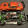 arrma felony 6s blx 1/7 brushless street basher muscle car 4wd rtr met enorm veel gpm tuning onderdelen twv €500, !