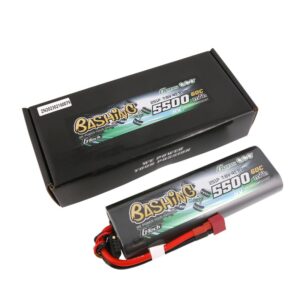 gens ace g tech 5500mah 7.6v 2s1p 60c hv car lipo battery pack hardcase 20# with t plug