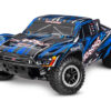 traxxas slash 4×4 vxl hd brushless shourt course truck rtr tsm 2.4ghz clipless body blauw (versie 2024) – zonder batterij en lader