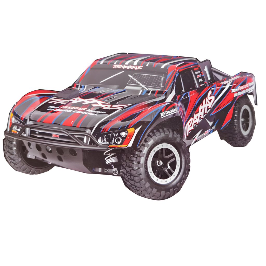 traxxas slash 4×4 vxl hd brushless shourt course truck rtr tsm 2.4ghz clipless body – zonder batterij en lader