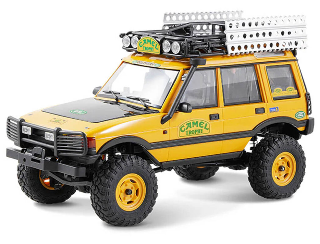 fms 1/24 land rover discovery first generation crawler rtr camel trophy