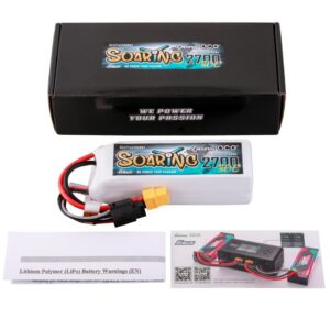 gens ace g tech soaring 2700mah 14.8v 30c 4s1p lipo batterij met xt60 stekker