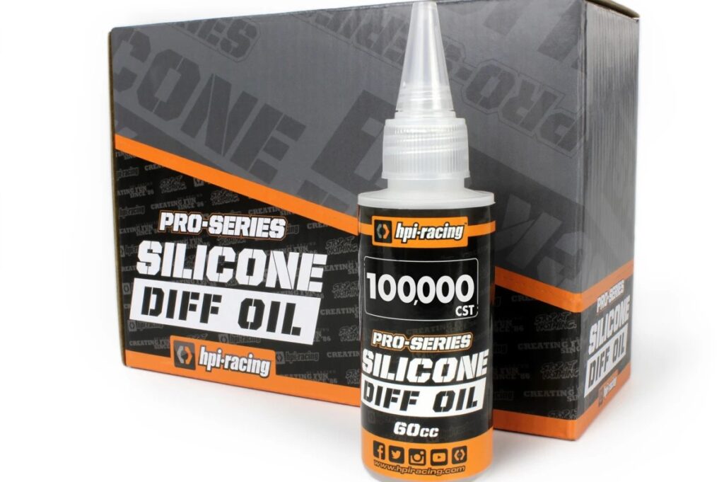 hpi racing pro series silicone diff oil 100,000cst (60cc)