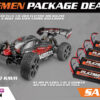 hpi vorza 6s flux 1/8 4wd electric brushless buggy rtr 2.4ghz 100 km/h (versie 2023/2024) + 4x hpi plazma 7.4v 5300mah 40c 80c lipo batterijen